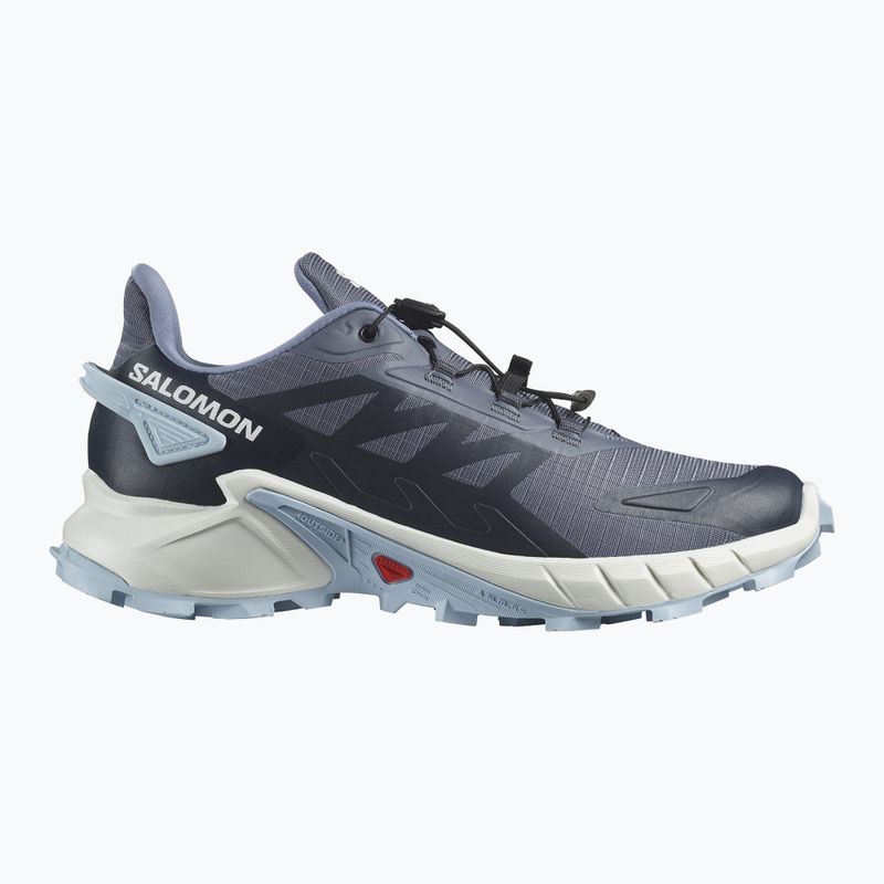 Salomon Supercross 4 women's running shoes grisaille/white/cashmere blue 9