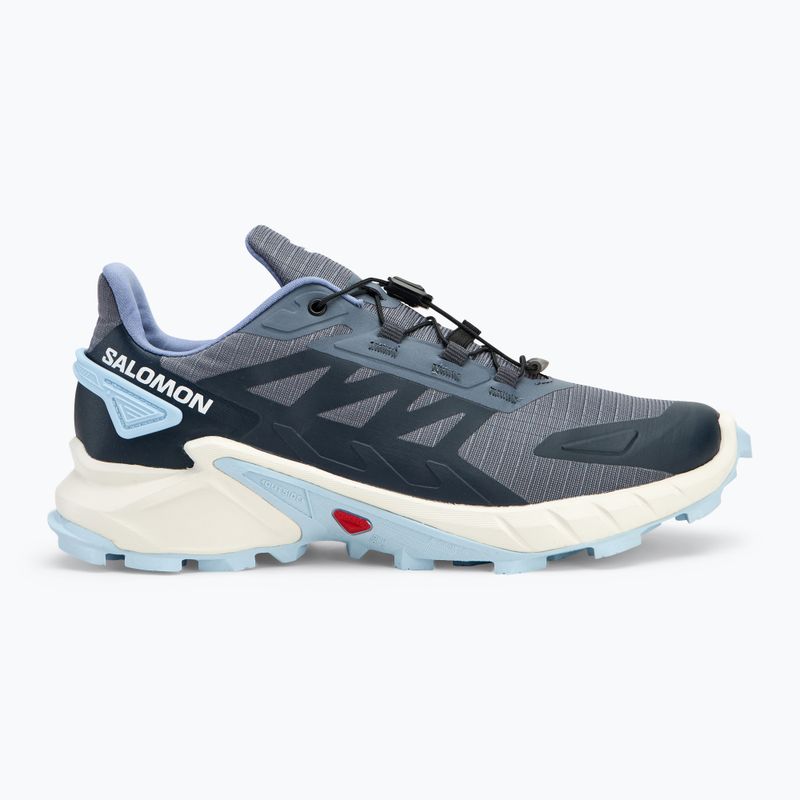 Salomon Supercross 4 women's running shoes grisaille/white/cashmere blue 2