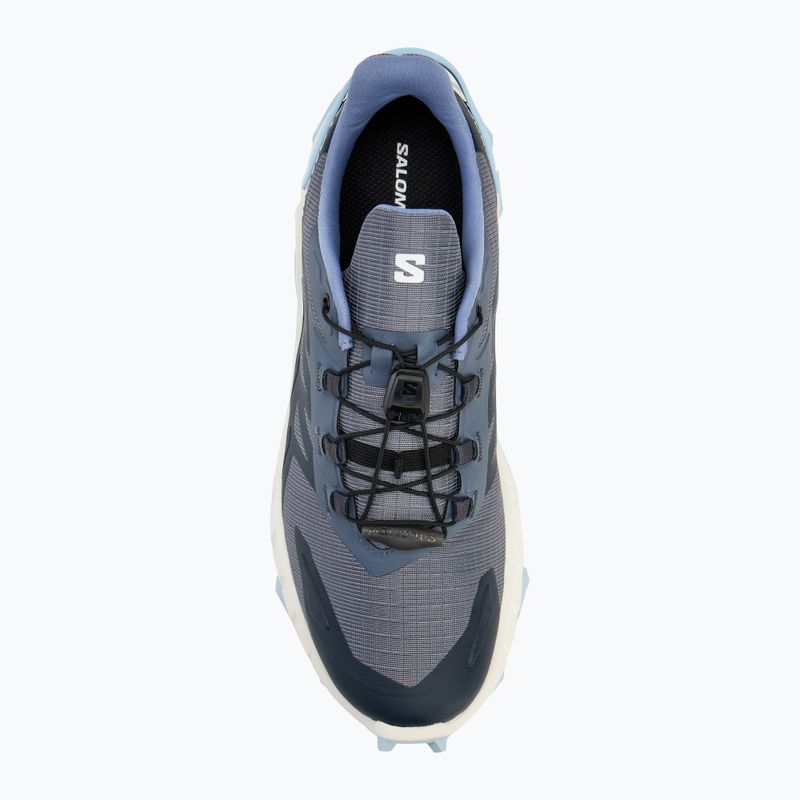 Salomon Supercross 4 women's running shoes grisaille/white/cashmere blue 5