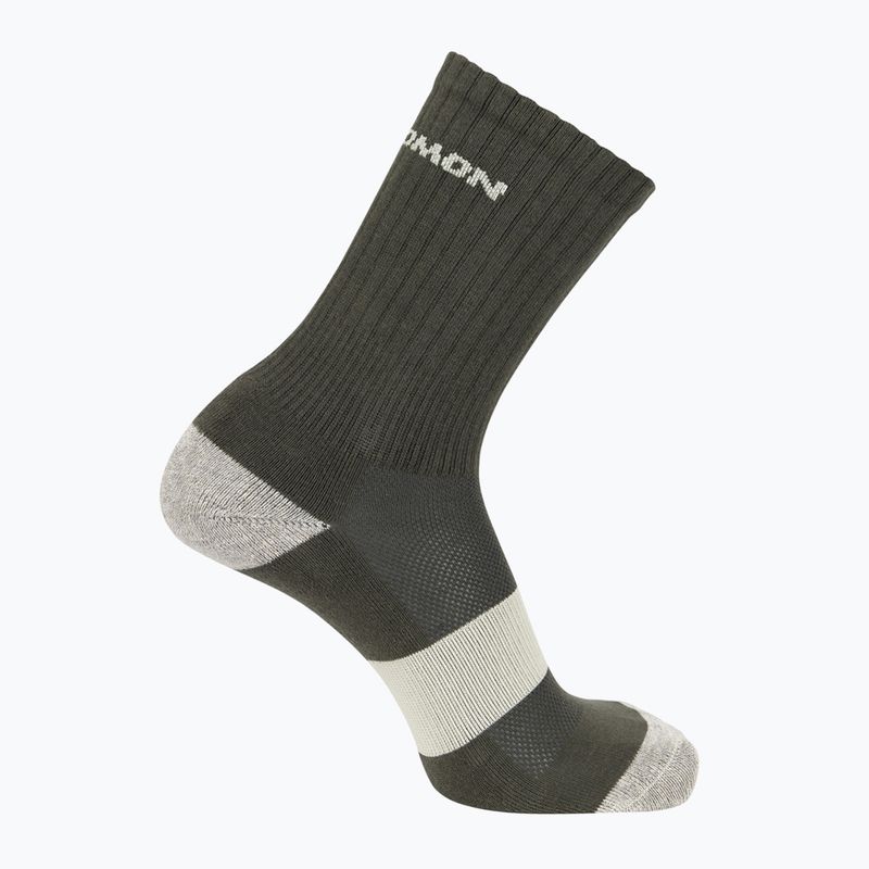 Salomon Evasion Crew 2 pair olive night/alpha socks 2