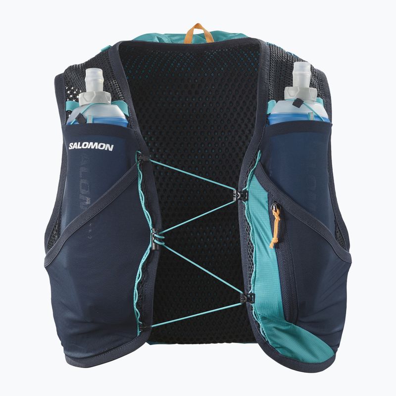 Salomon Active Skin 8 set running vest tahitian tide/carbon