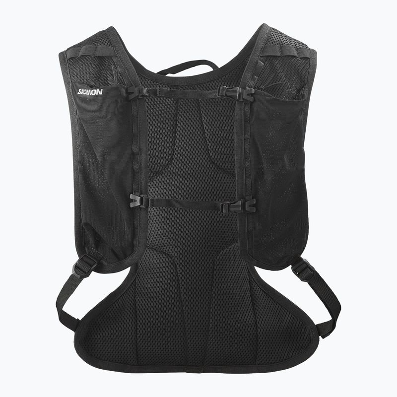 Salomon Cross 4 l black running backpack 2