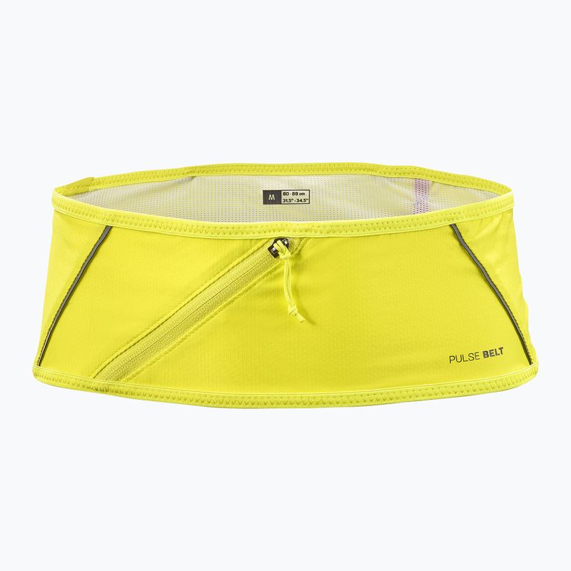 Salomon Pulse sulphur spring/glacier gray running belt 2