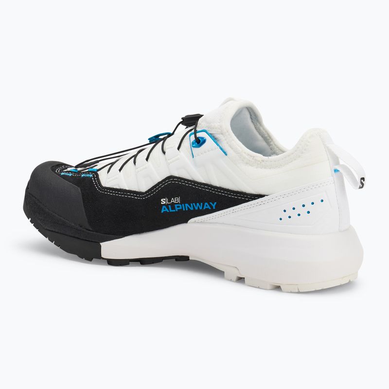 Hiking boots Salomon S/LAB Alpinway white/black/transcend blue 3