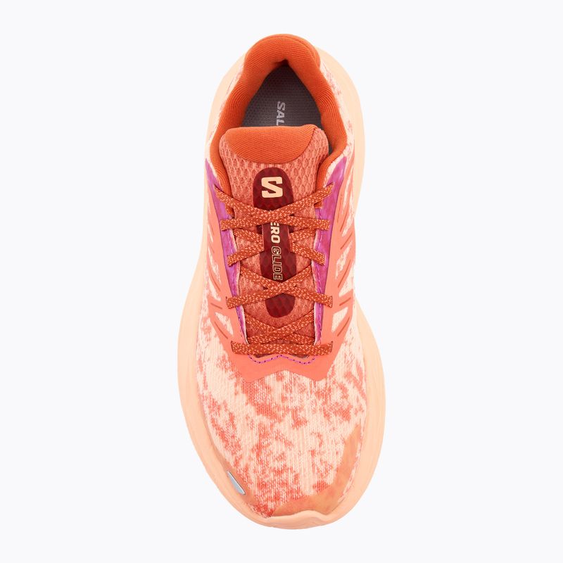 Salomon Aero Glide 2 women's running shoes spice route/peach quartz/fresh salmon 5