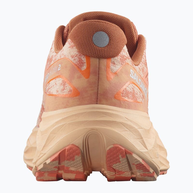 Salomon Aero Glide 2 women's running shoes spice route/peach quartz/fresh salmon 11