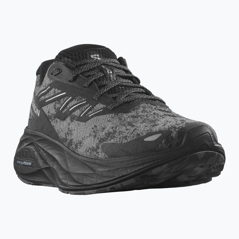 Men's running shoes Salomon Aero Glide 2 black/phantom/ghost grey 8