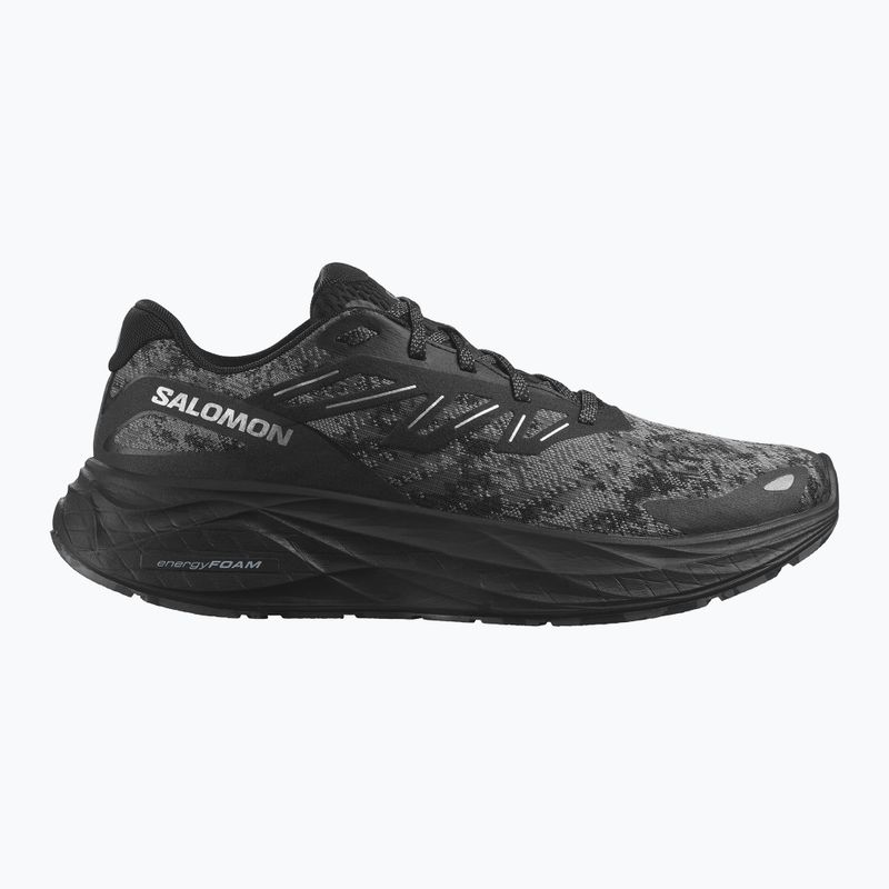 Men's running shoes Salomon Aero Glide 2 black/phantom/ghost grey 9