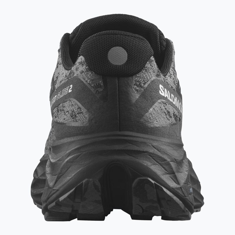 Men's running shoes Salomon Aero Glide 2 black/phantom/ghost grey 11