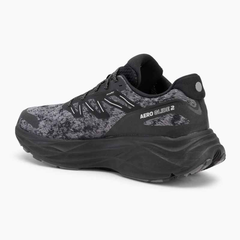 Men's running shoes Salomon Aero Glide 2 black/phantom/ghost grey 3