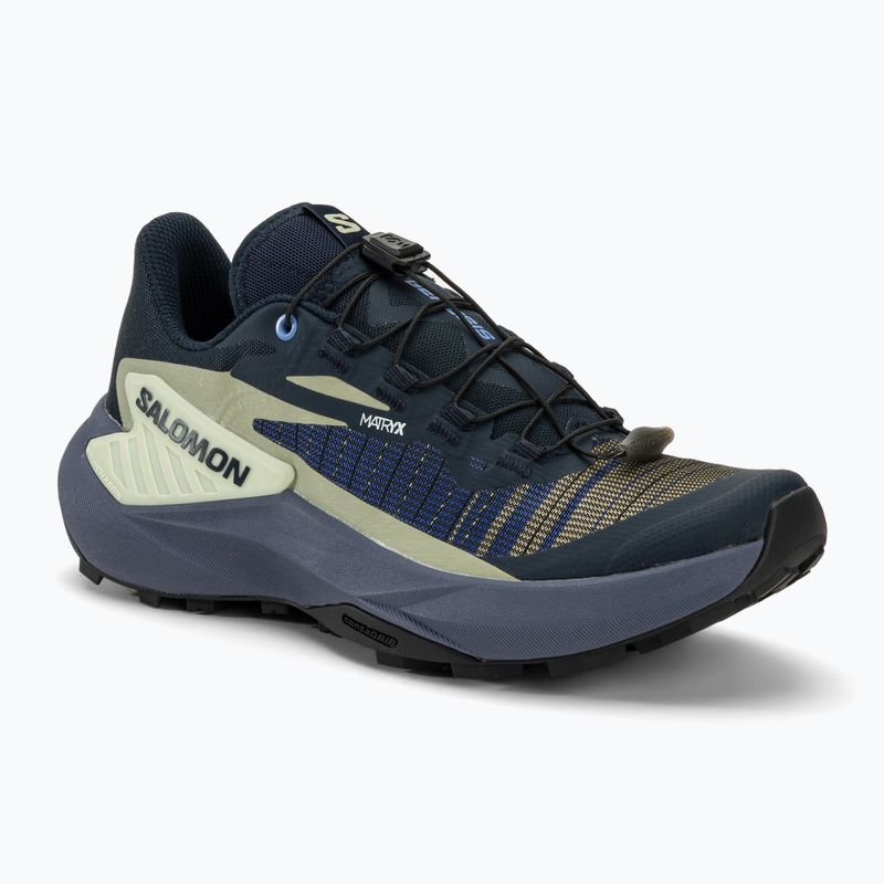 Salomon Genesis women's running shoes carbon/grisalle/aloe wash