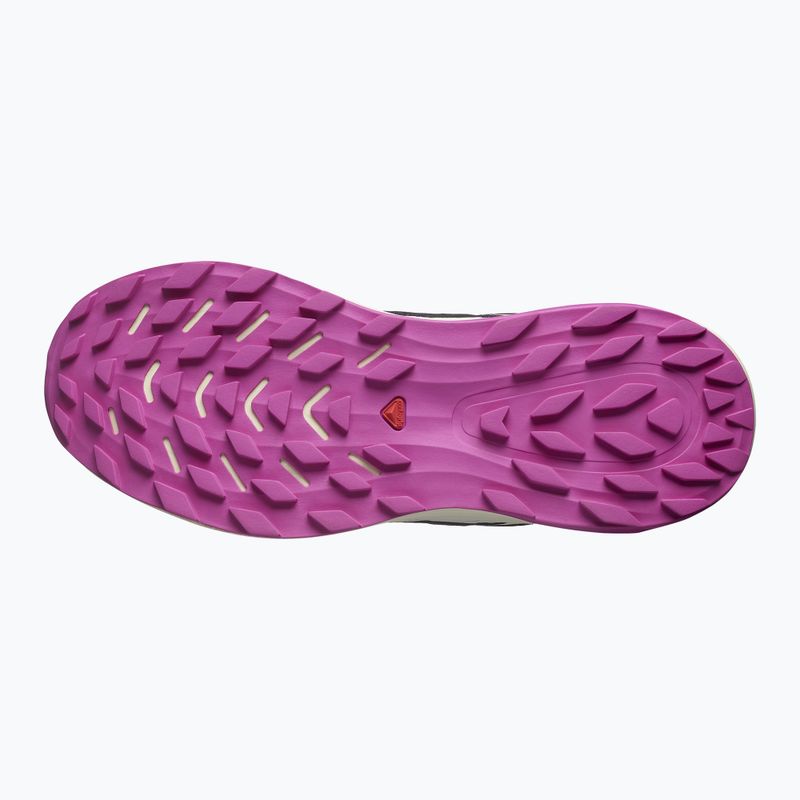 Salomon Ultra Flow women's running shoes black/transparent yellow/rose violet 12