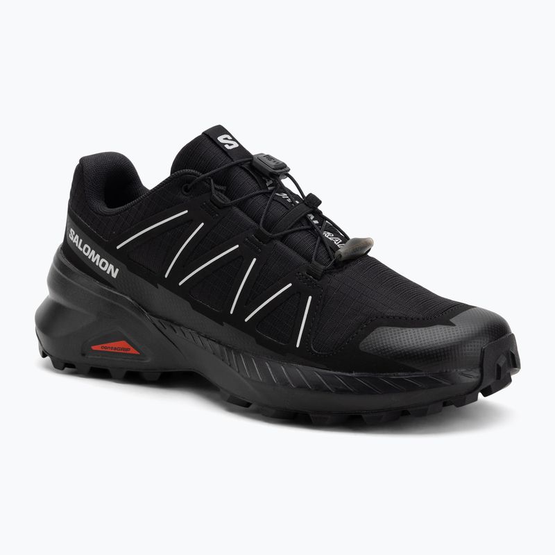Men's running shoes Salomon Speedcross Peak black/black/glacier gray