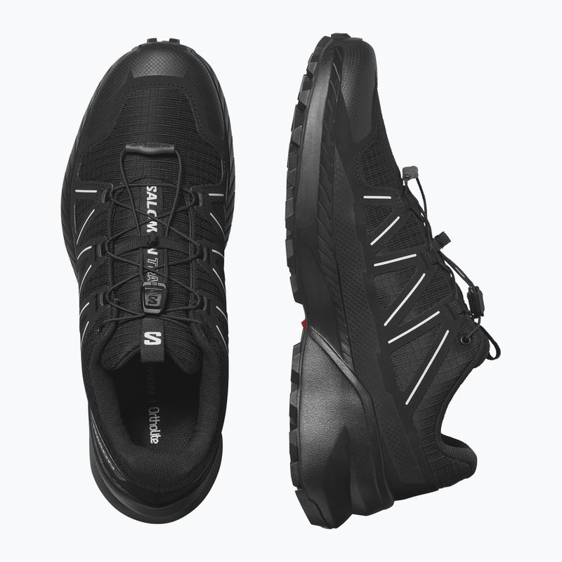 Men's running shoes Salomon Speedcross Peak black/black/glacier gray 6