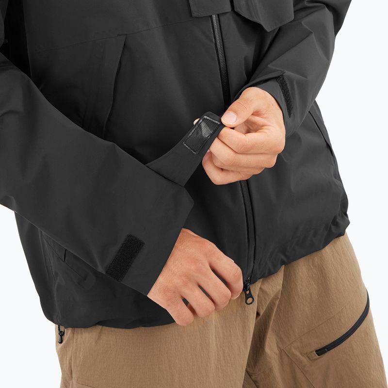 Men's rain jacket Salomon Outerpath Pro 2.5 l deep black 7