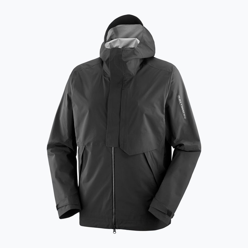 Men's rain jacket Salomon Outerpath Pro 2.5 l deep black 9