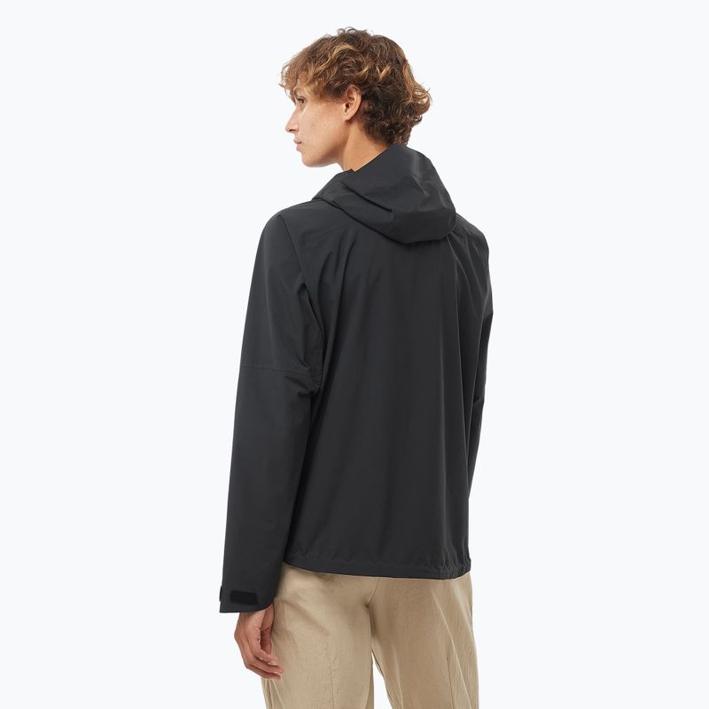 Women's wind jacket Salomon Outerpath 2.5L deep black 2