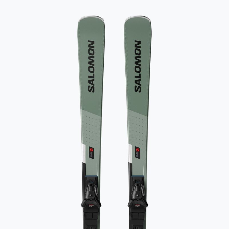 Salomon S/Max 8 downhill ski + bindings M10 GW oil green/black/white 4