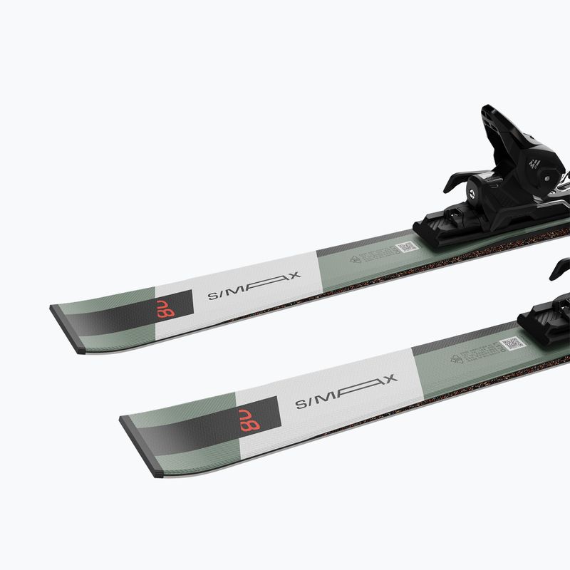 Salomon S/Max 8 downhill ski + bindings M10 GW oil green/black/white 6