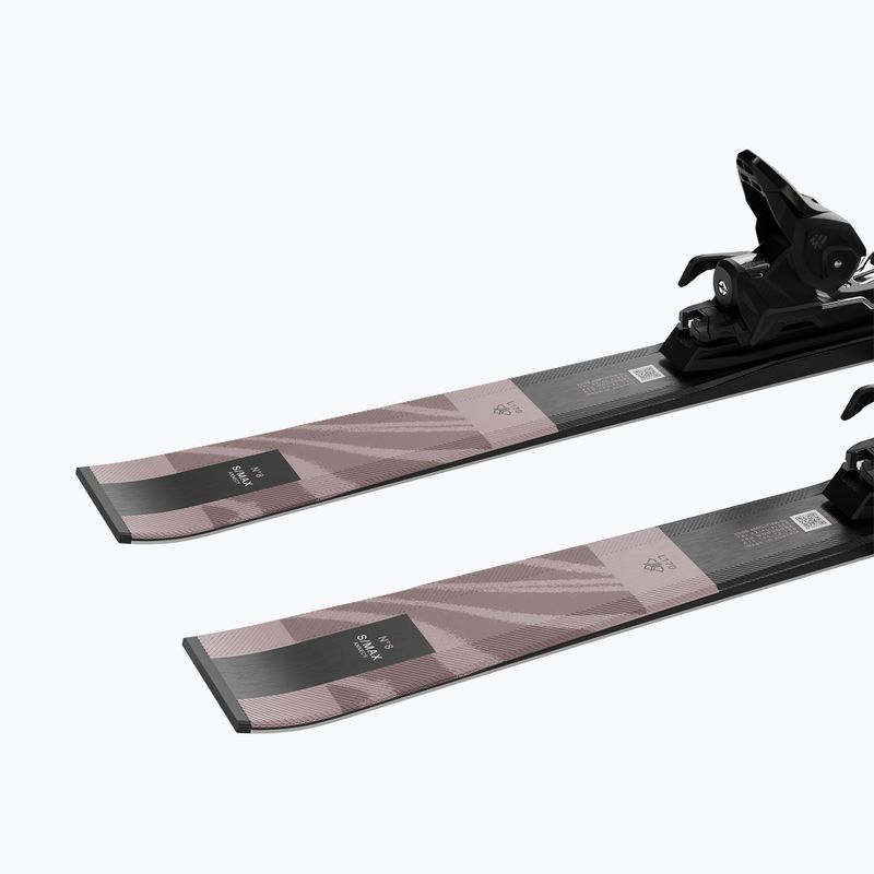 Women's downhill skis Salomon S/Max N°8 + bindings M10 GW black/rose gold met. 6