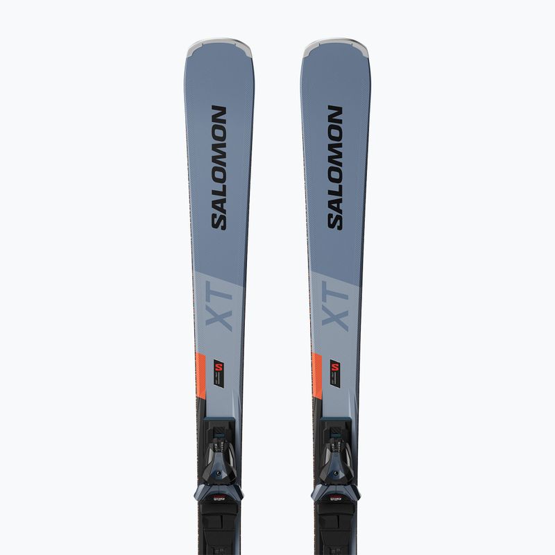 Salomon S/Max 10 XT downhill skis + MI12 GW bindings copen blue/black/neon red 5