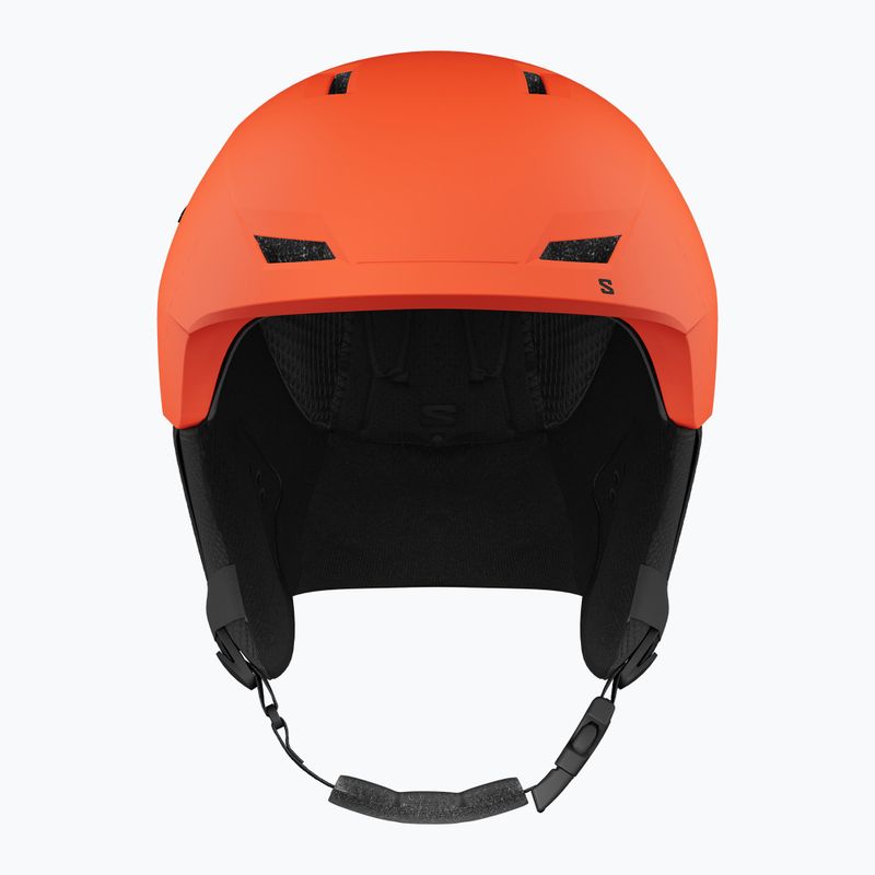 Salomon Pioneer LT cherry tomato ski helmet 4