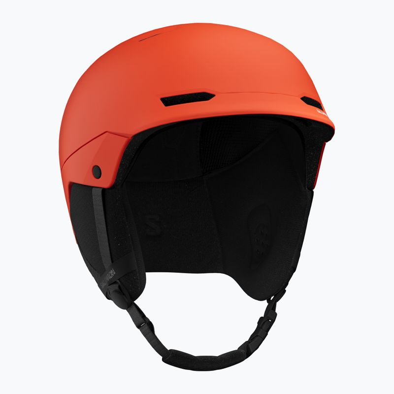 Children's ski helmet Salomon Husk Jr cherry tomato