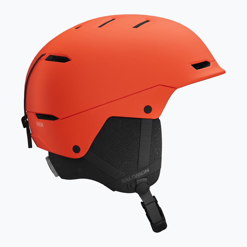 Children's ski helmet Salomon Husk Jr cherry tomato 2