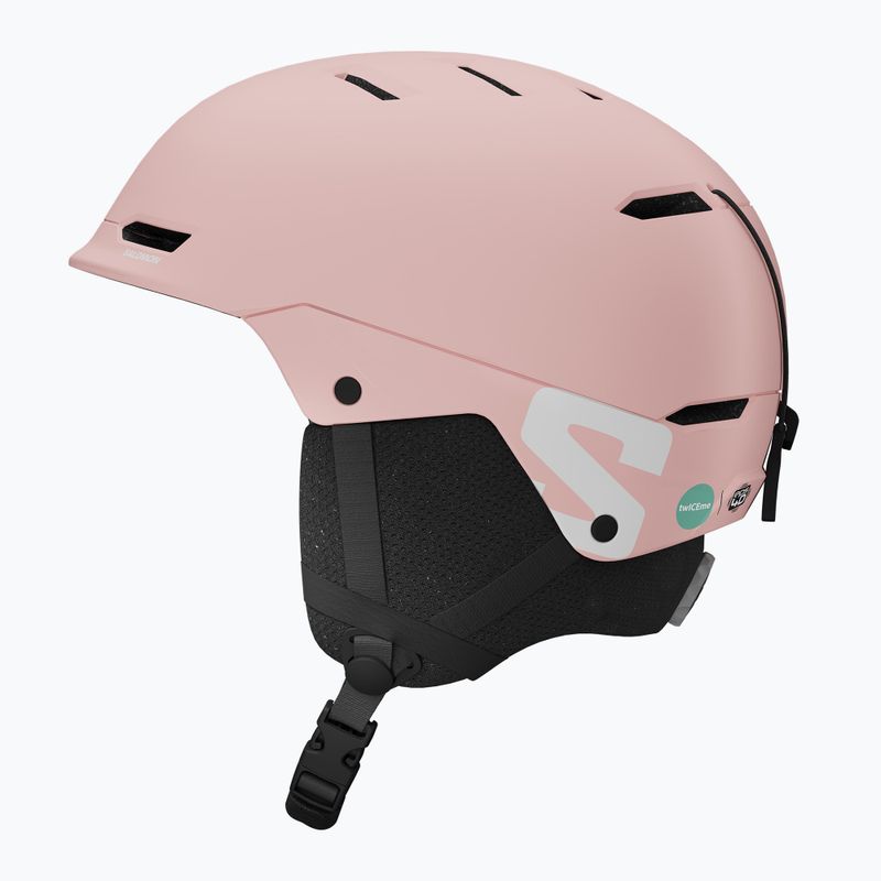 Salomon Husk Jr children's ski helmet heavenly pink 3