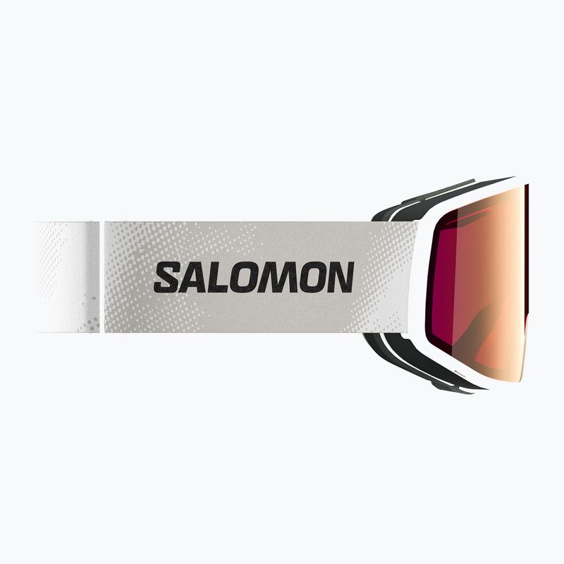 Salomon Sentry Pro Sigma white/poppy red ski goggles 4