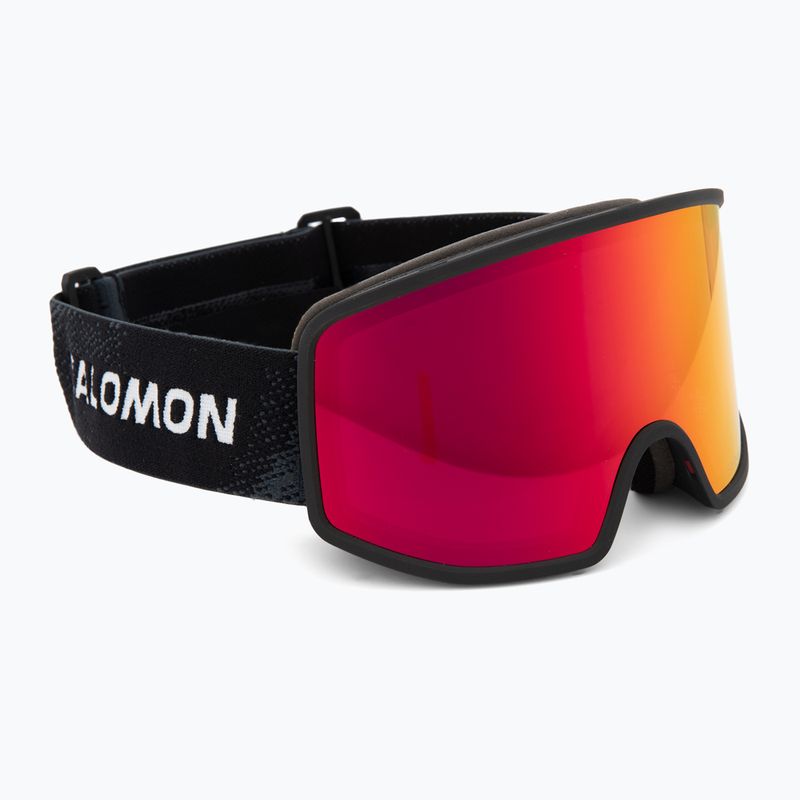 Salomon Sentry Pro OTG Sigma black/poppy red ski goggles