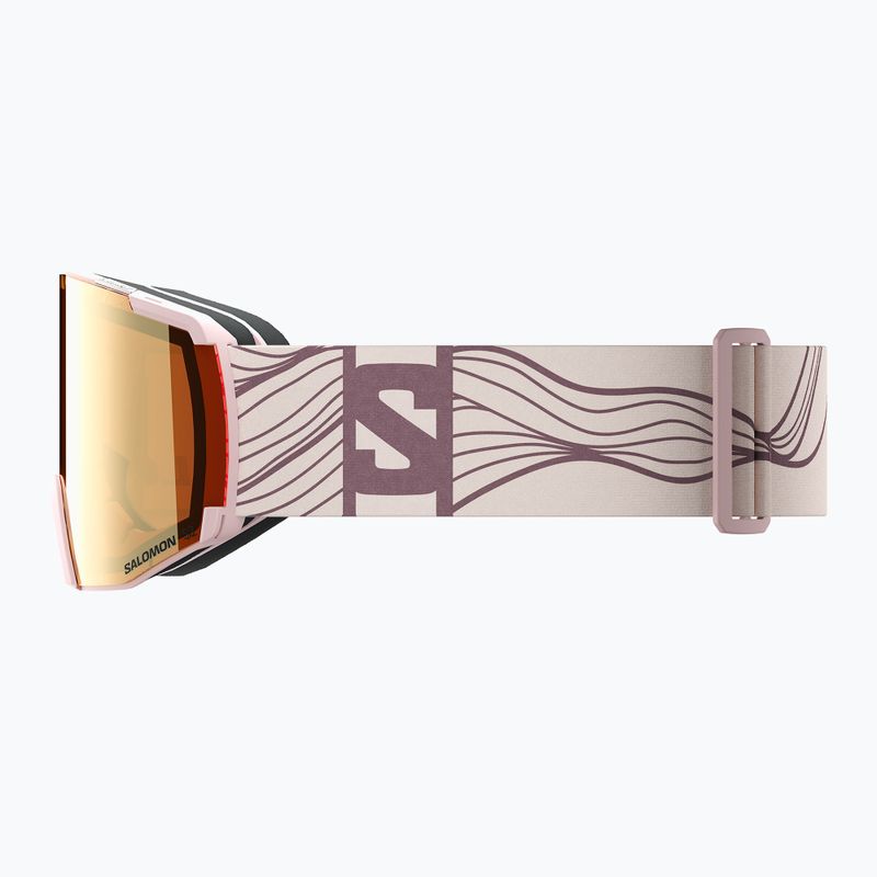 Salomon S/View ski goggles heavenly pink/ml ruby 2