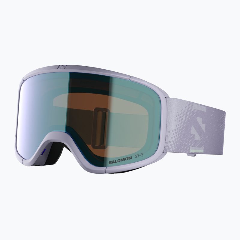 Ski goggles Salomon Aksium 2.0 S Photo evening haze/photo ml blue