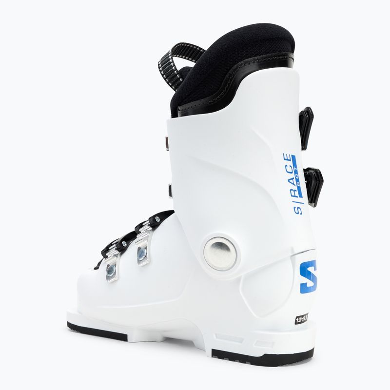 Children's ski boots Salomon S/Race 60T M Jr white/white/process blue 2