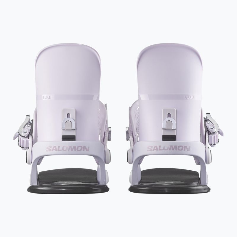 Snowboard bindings Salomon EDB violet 3