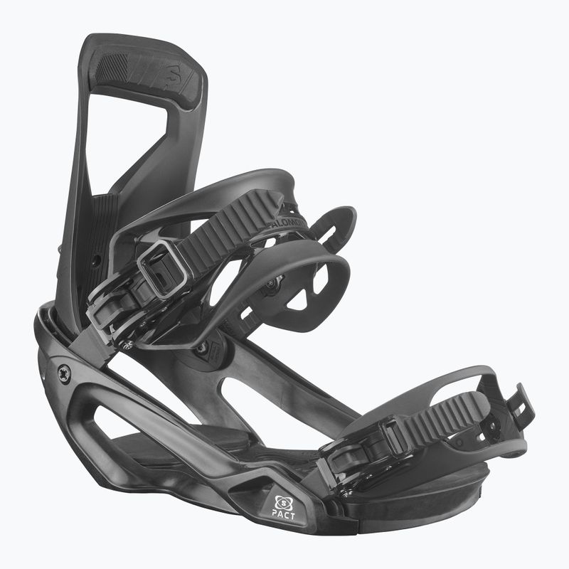 Men's snowboard bindings Salomon Pact black