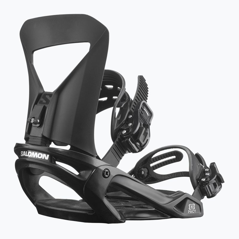 Men's snowboard bindings Salomon Pact black 2