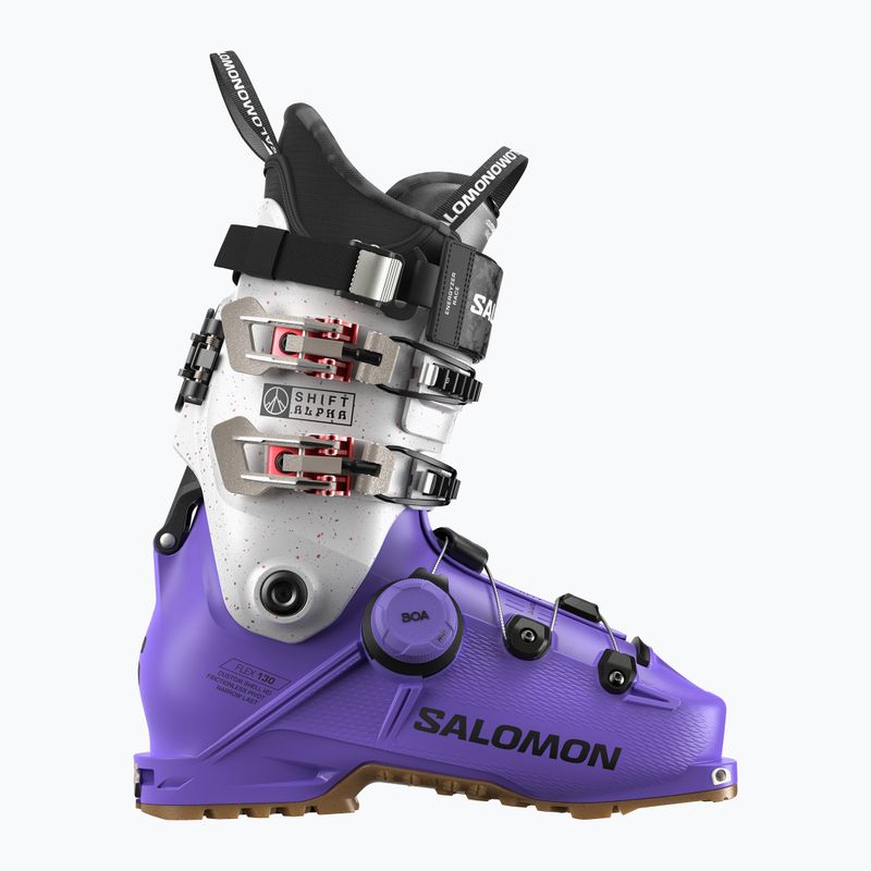 Men's ski boots Salomon Shift Alpha Boa 130 ultra violet/black/black 6