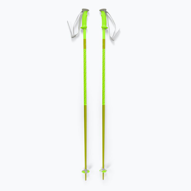 Salomon Polar ski poles neon yellow