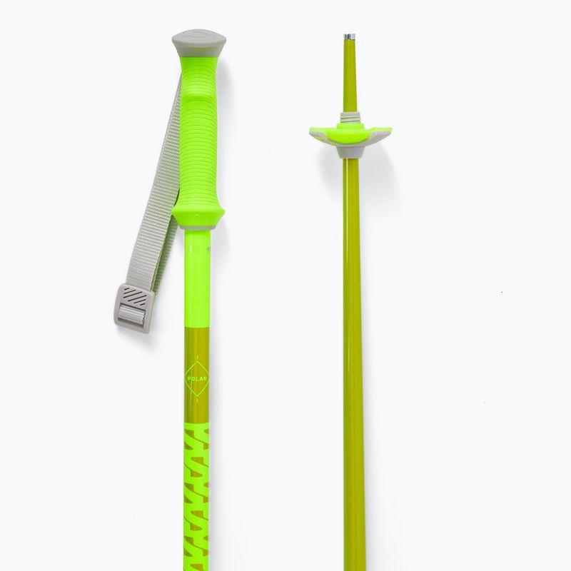Salomon Polar ski poles neon yellow 3