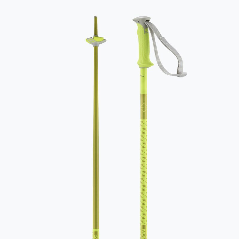 Salomon Polar ski poles neon yellow 2