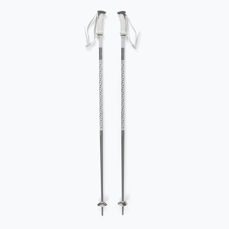 Salomon Polar grey violet ski poles