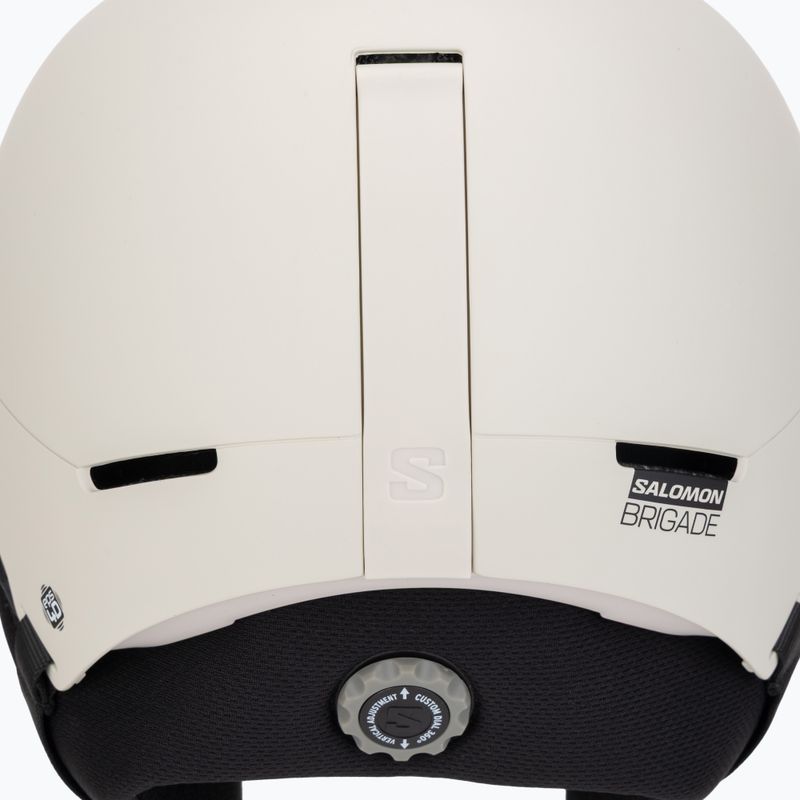 Ski helmet Salomon Brigade Round Fit rainy day 9