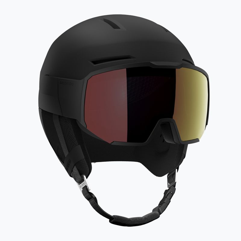 Ski helmet Salomon Osmo Pro Sigma Photo black/poppy red