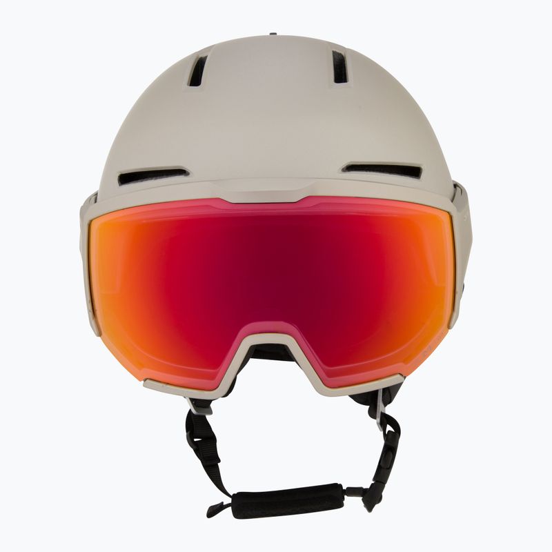 Salomon Osmo Pro Sigma Photo ski helmet light bronze met/black/poppy red 2