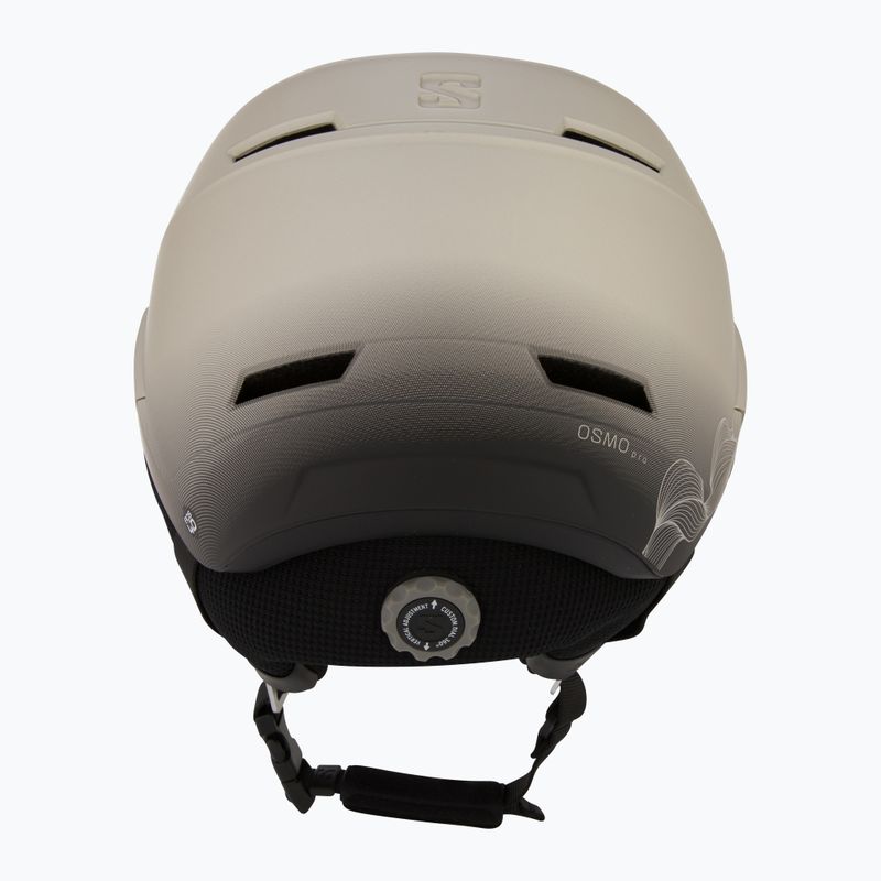 Salomon Osmo Pro Sigma Photo ski helmet light bronze met/black/poppy red 3