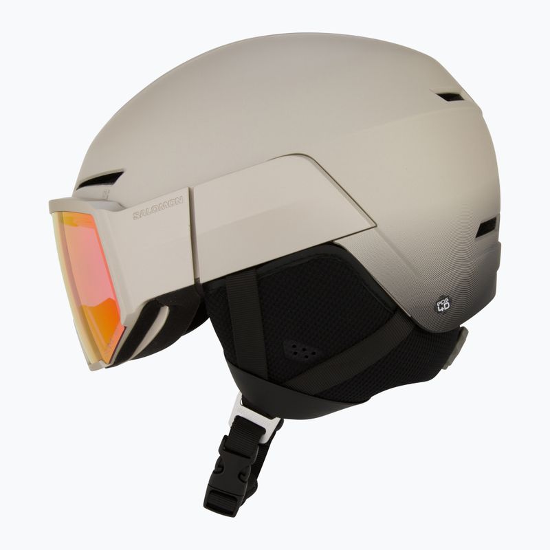 Salomon Osmo Pro Sigma Photo ski helmet light bronze met/black/poppy red 4