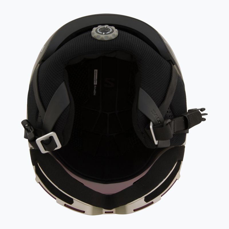 Salomon Osmo Pro Sigma Photo ski helmet light bronze met/black/poppy red 5