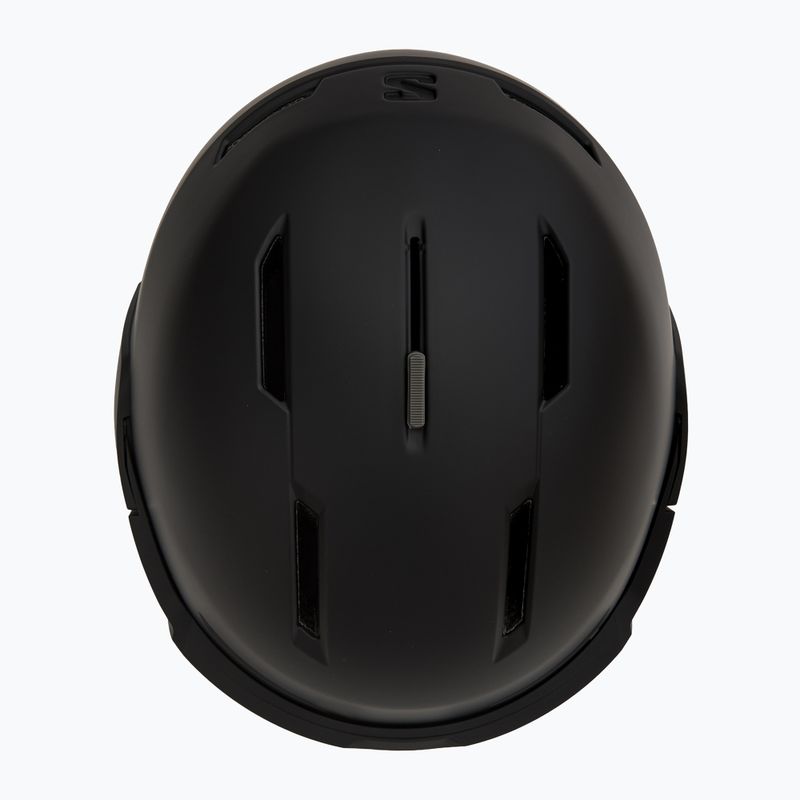 Salomon Osmo ski helmet black/flash tonic orange 6