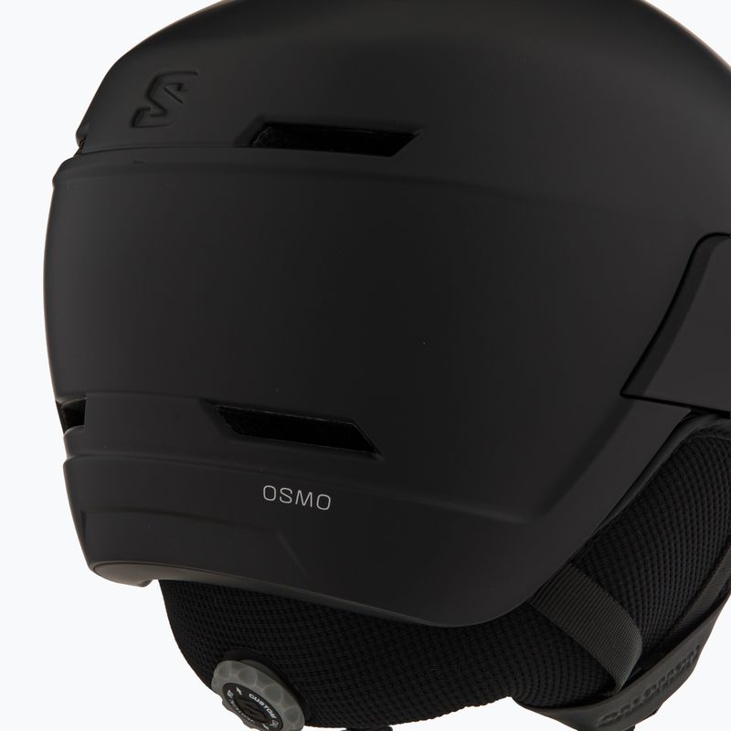 Salomon Osmo ski helmet black/flash tonic orange 8